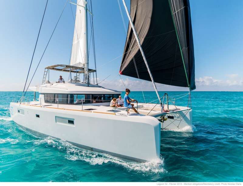 L.O.A. 52ft
Year of built 2018 by Lagoon
Accommodates 10 guests in 5 cabins 
Cruising speed 10 knots 
Crew of 2
Engine fuel consumption 20ltrs/hour